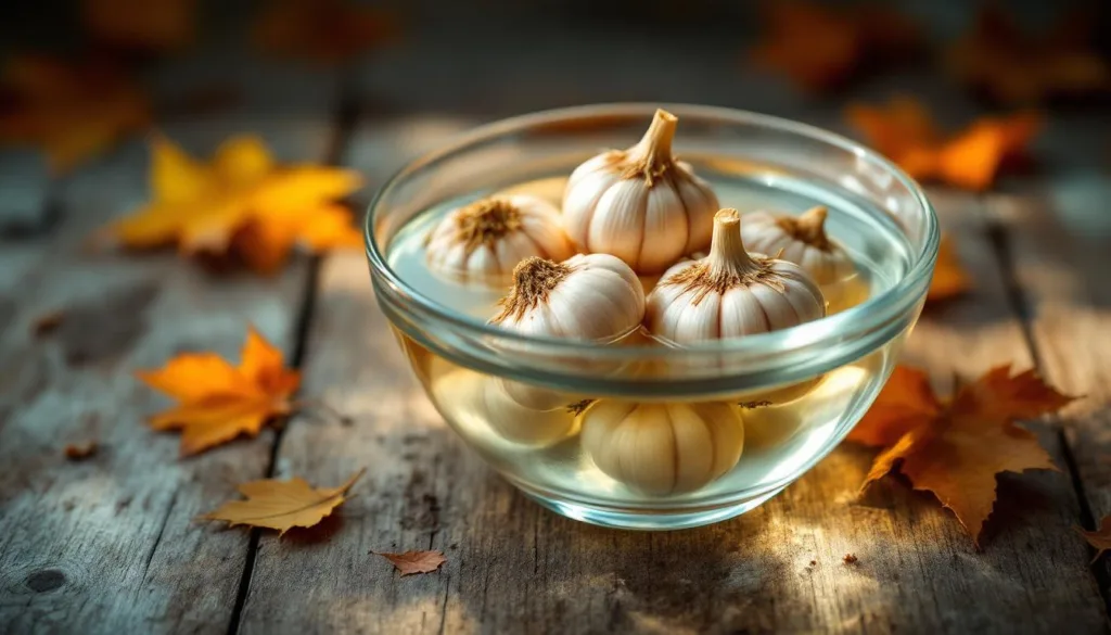 אגרונום מסביר מדוע כדאי להשרות שום במים בתקופת הסתיו הזו – גלה את הסיבה הבריאותית המפתיעה שלא קשורה לערפדים.