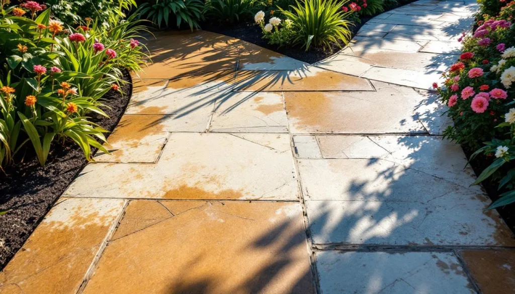 למדו כיצד לנקות בקלות פטיו ושבילי גינה שהשחירו, בעזרת שיטות פשוטות ויעילות שהוכחו כמועילות.