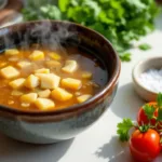 גלה כיצד לאזן מרק מלוח מדי בעזרת טריק פשוט ויעיל, מבלי לפגום בטעם העשיר והמרענן שלו.