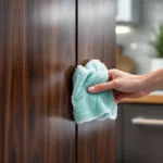 צנצנת חדשנית לניקוי דלתות הארון בקלות וביעילות, ללא צורך בספוג או מטלית.