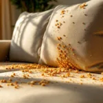 גלה מדוע הספה שלך נשארת מלאה בפירורים ואבק אפילו אחרי ניקוי, ואיך לתקן זאת ביעילות.