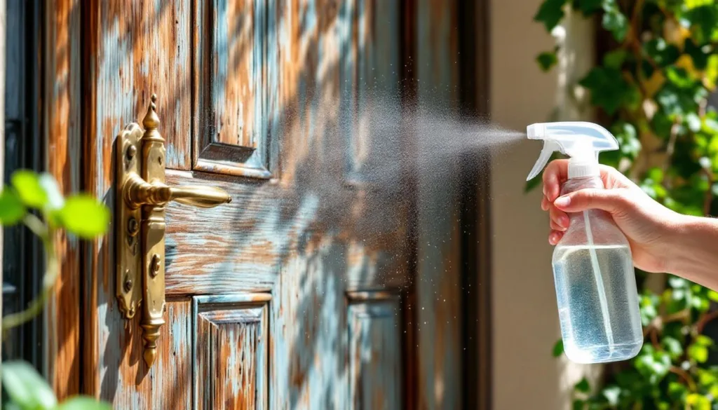 מומחה מסביר את הסיבה לכך שכולם מרססים חומץ על דלת הכניסה ומה ההשפעה האמיתית של הפעולה הזו על הבית.